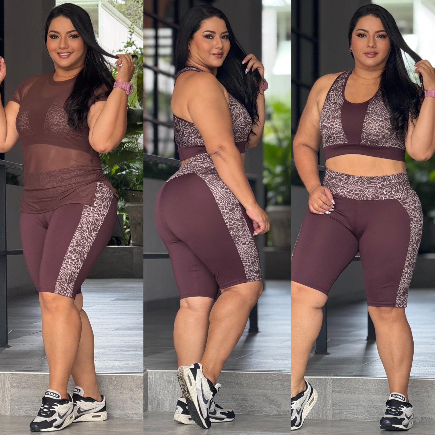 REF. 66 Conjunto Biker + Top + Esqueleto