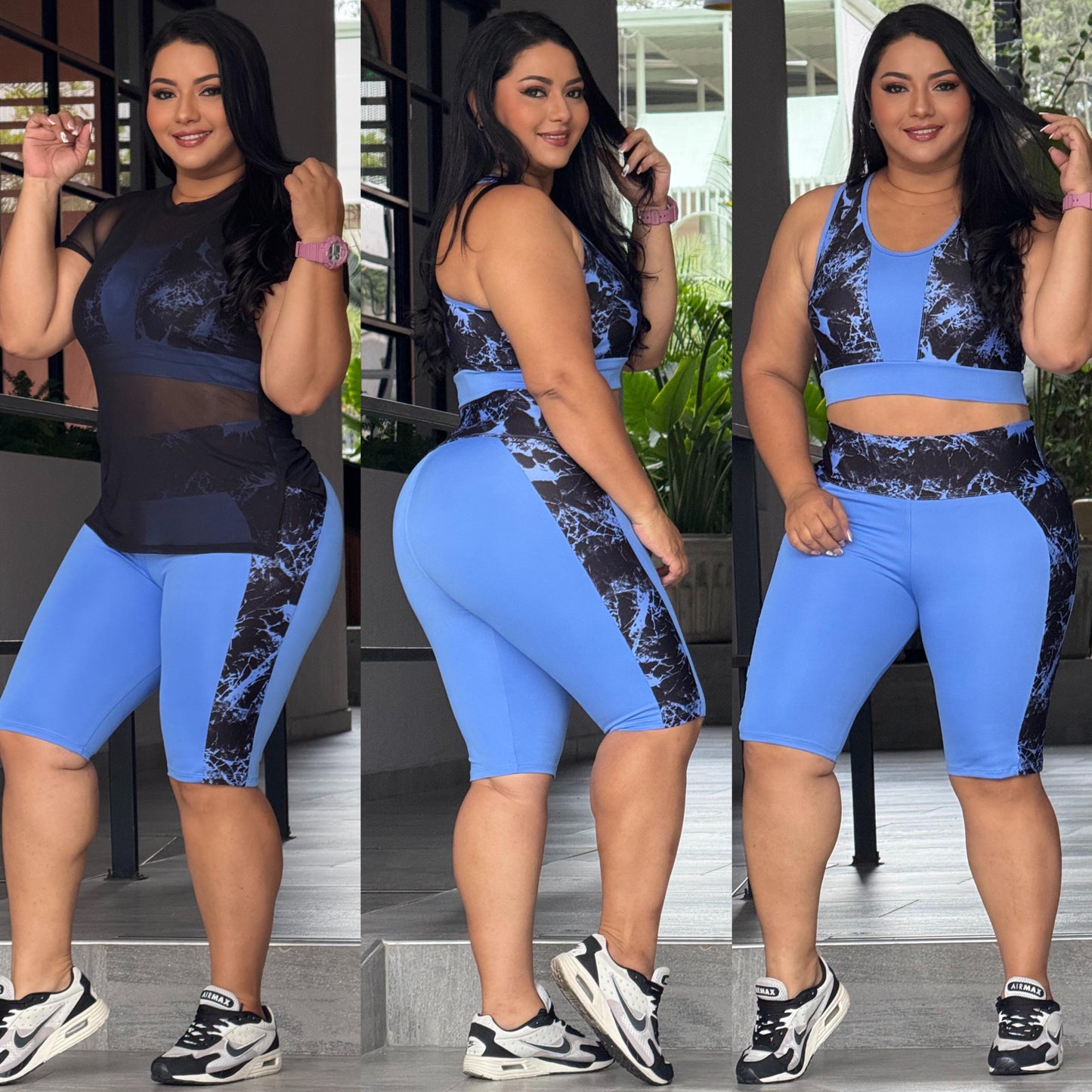 REF. 66 Conjunto Biker + Top + Esqueleto
