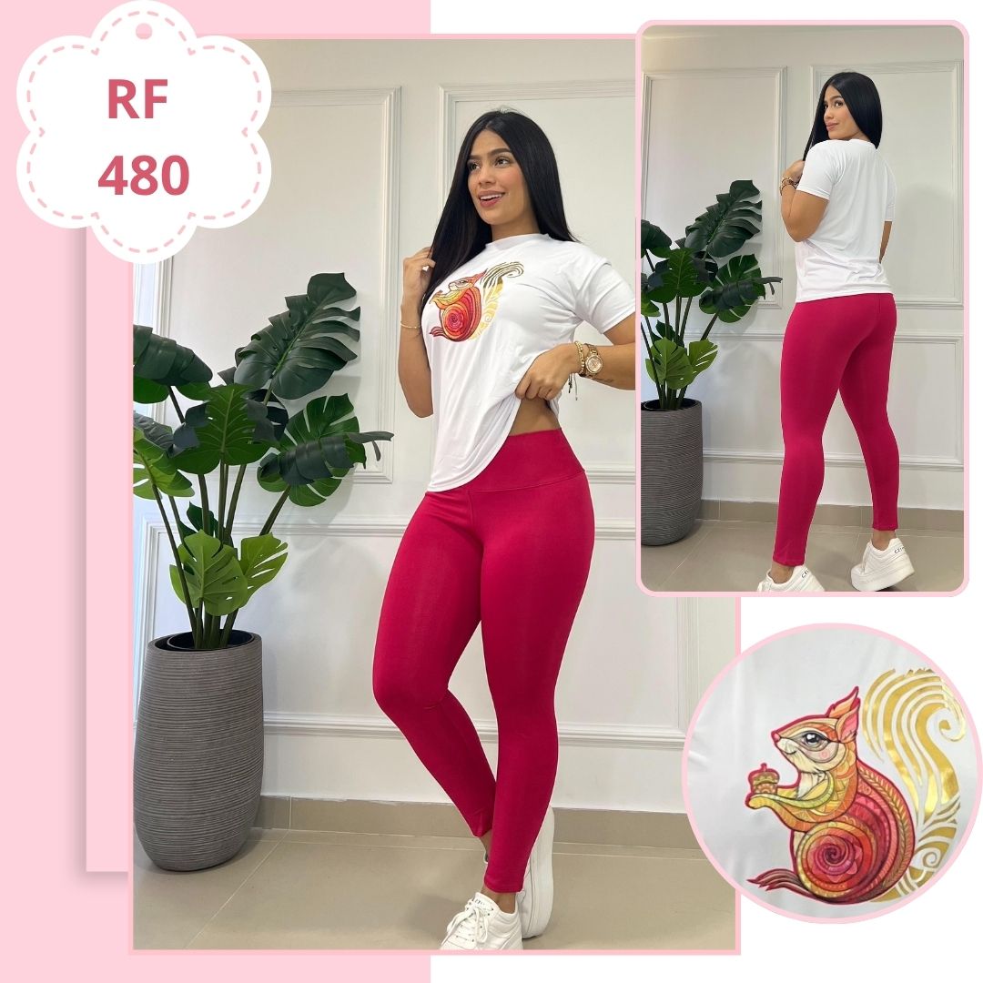 CTO LEGGINS Y BLUSAS CON APLIQUES