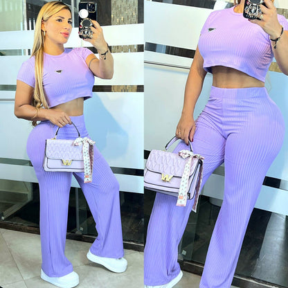 💕❤️Conjunto Prada😍 2 piezas Tela Rib