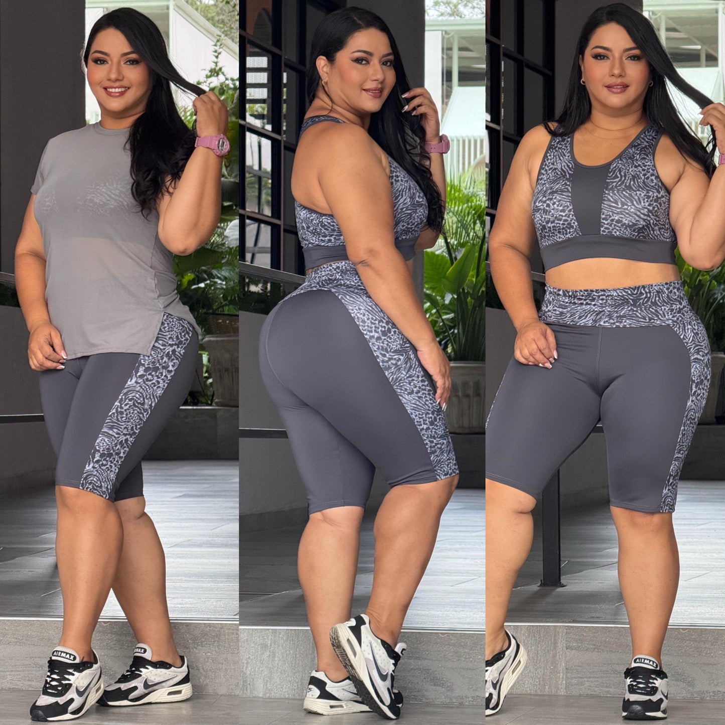 REF. 66 Conjunto Biker + Top + Esqueleto