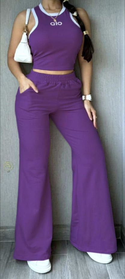 😍 Nueva Colección  Conjunto 2 Piezas Alo Tela Burda Licrada💕❤️