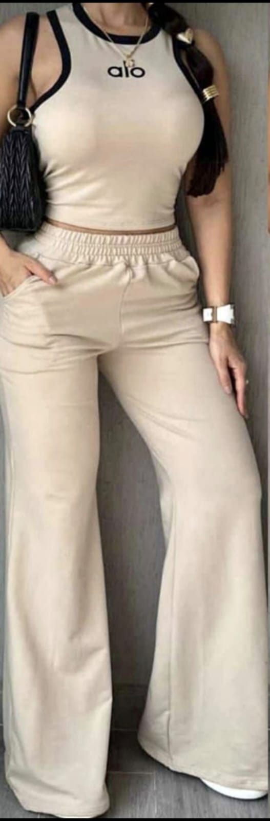 😍 Nueva Colección  Conjunto 2 Piezas Alo Tela Burda Licrada💕❤️