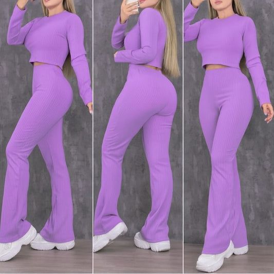 💕😍Hermoso conjunto  🌸Tela Rib algodon ❤️