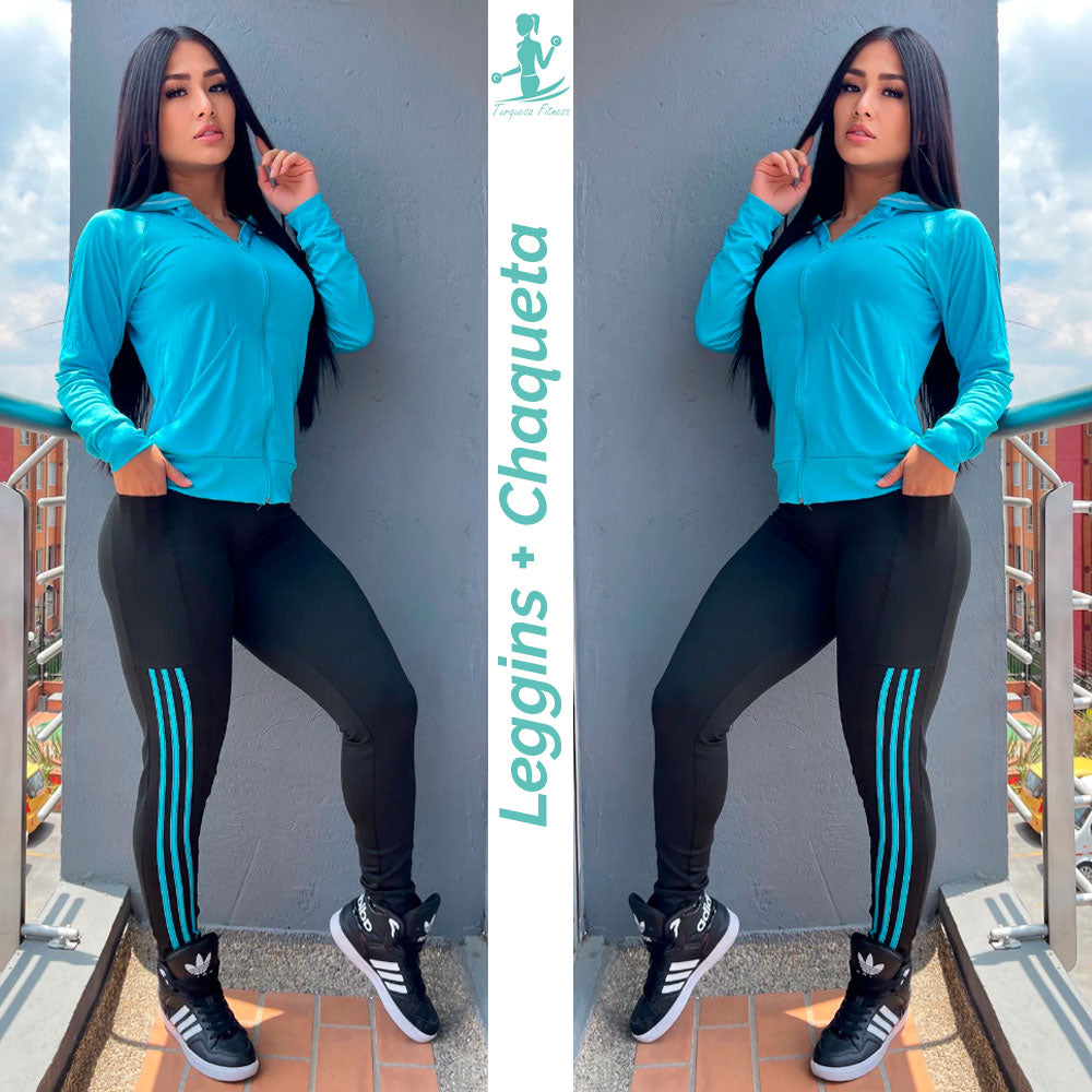 REF. 34  Conjunto 2 piezas: Leggins + Chaqueta